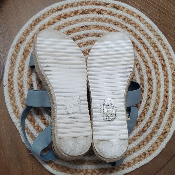 Soda VALETT Open Toe, Casual Ankle Strap Sandals,,Women’s Size 8, Blue - Picture 7 of 7